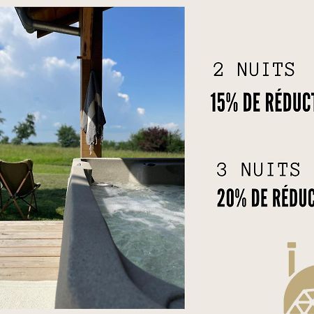Dome Insolite Cedre Jacuzzi Et Petits Dejeuners Inclus Lagraulet-du-Gers Exteriér fotografie