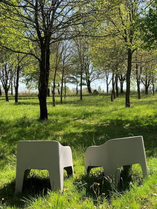 Dome Insolite Cedre Jacuzzi Et Petits Dejeuners Inclus Lagraulet-du-Gers Exteriér fotografie