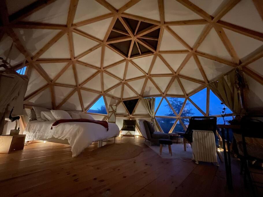 Dome Insolite Cedre Jacuzzi Et Petits Dejeuners Inclus Lagraulet-du-Gers Exteriér fotografie