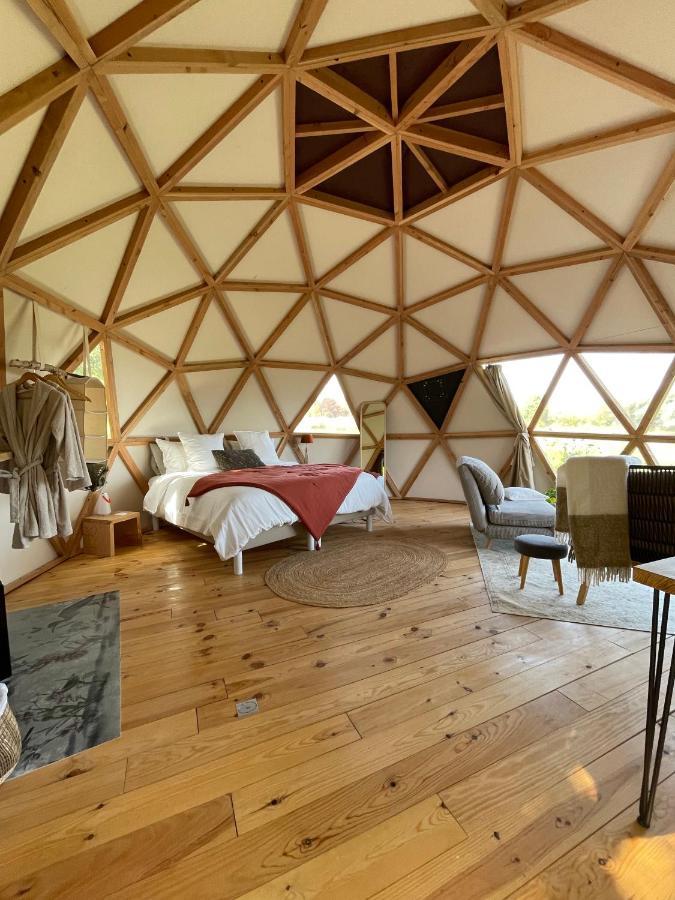 Dome Insolite Cedre Jacuzzi Et Petits Dejeuners Inclus Lagraulet-du-Gers Exteriér fotografie