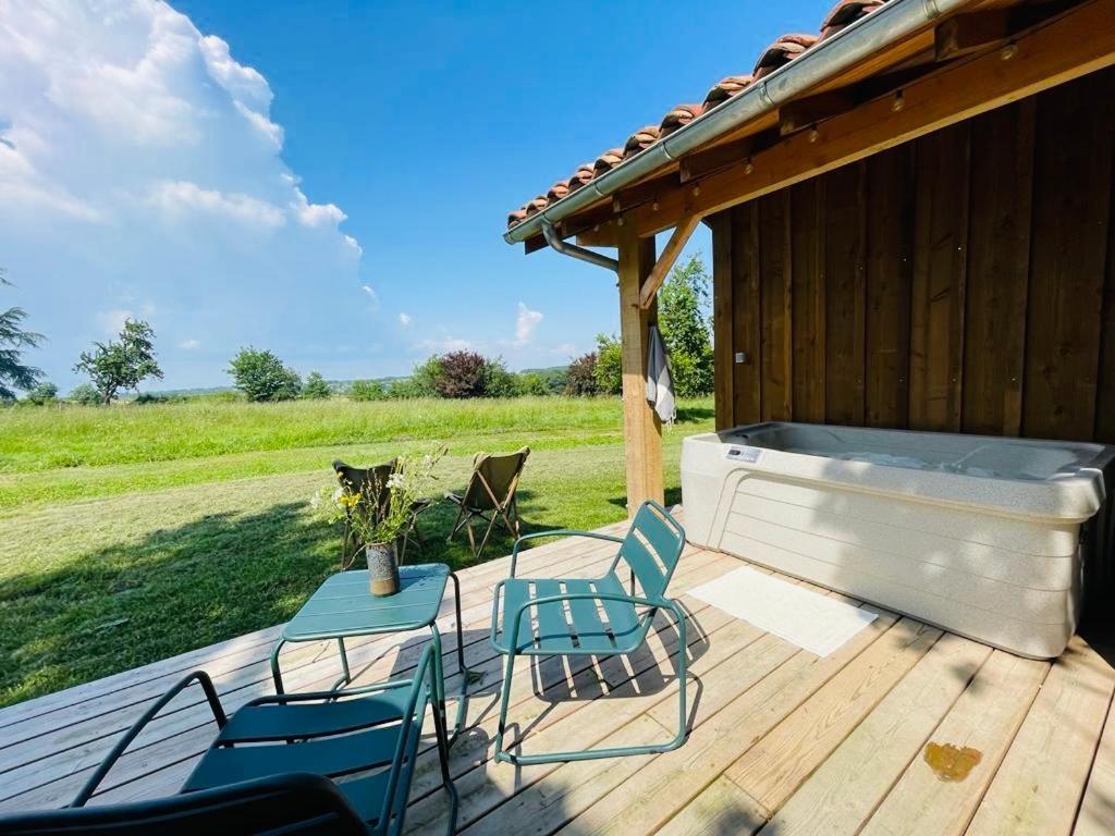 Dome Insolite Cedre Jacuzzi Et Petits Dejeuners Inclus Lagraulet-du-Gers Exteriér fotografie