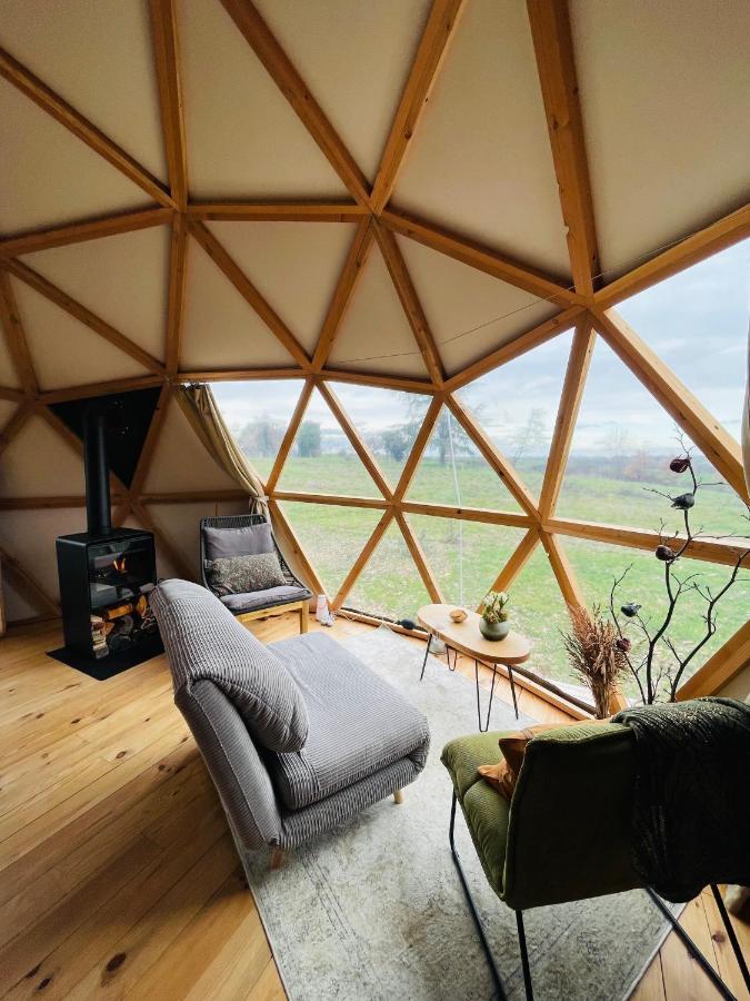 Dome Insolite Cedre Jacuzzi Et Petits Dejeuners Inclus Lagraulet-du-Gers Exteriér fotografie